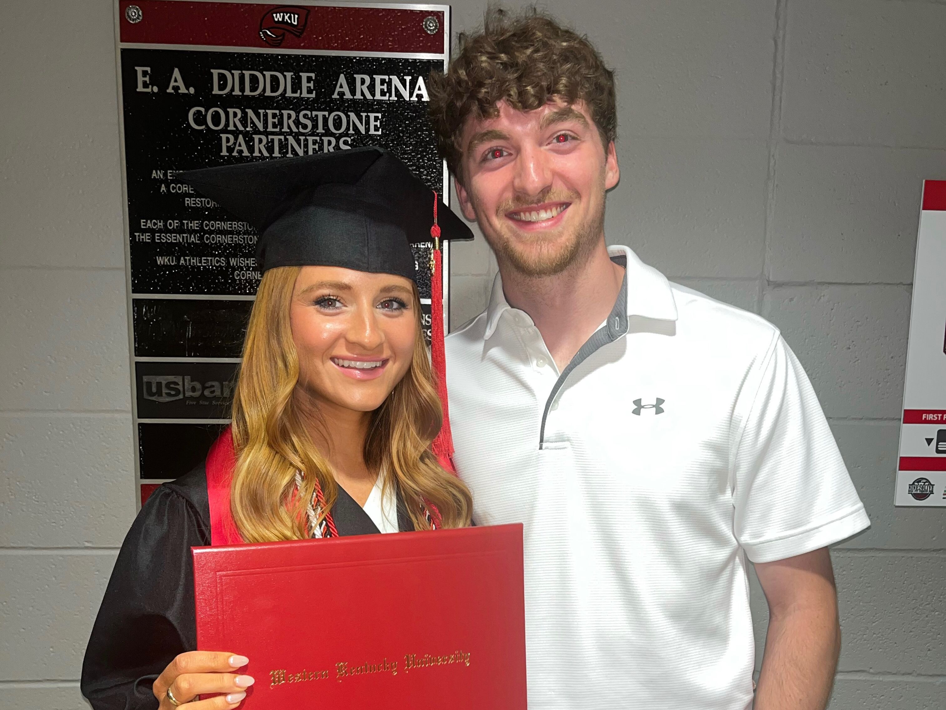 Picture of Chandler Graduated from College