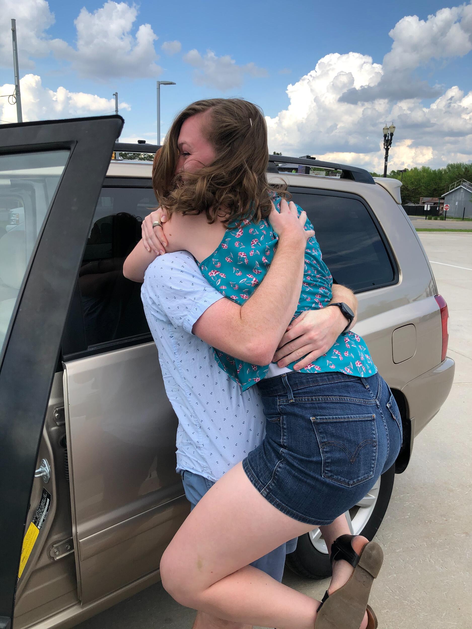 Reunited after spending over 2 months apart during the COVID 2020 lockdown! 