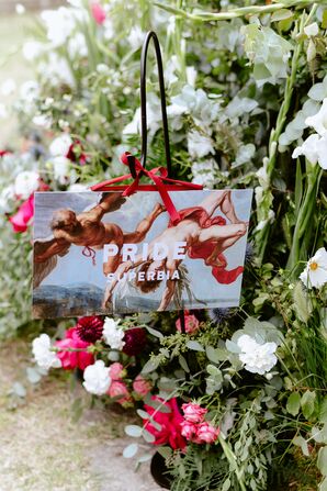 Pride-Themed Wedding SIgn
