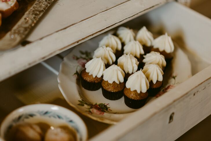 Mini Cupcakes with Icing in Drawer