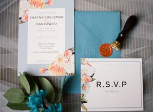 Custom Invitations with Flower Designs