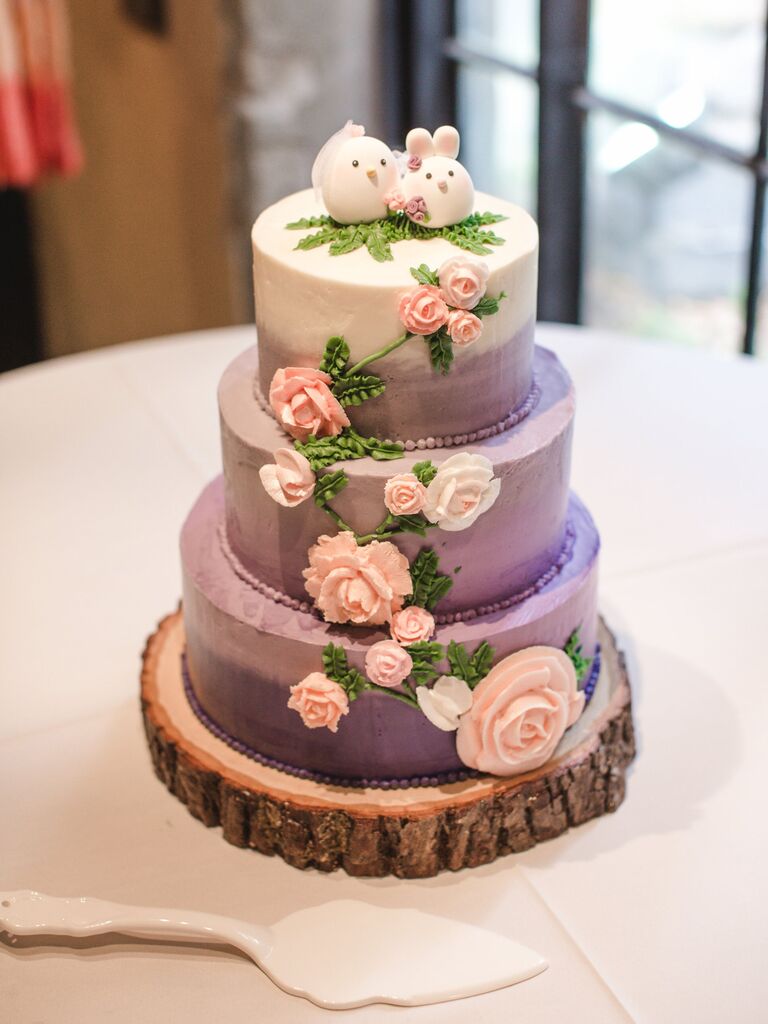 Cute bird and rabbit cake toppers. 