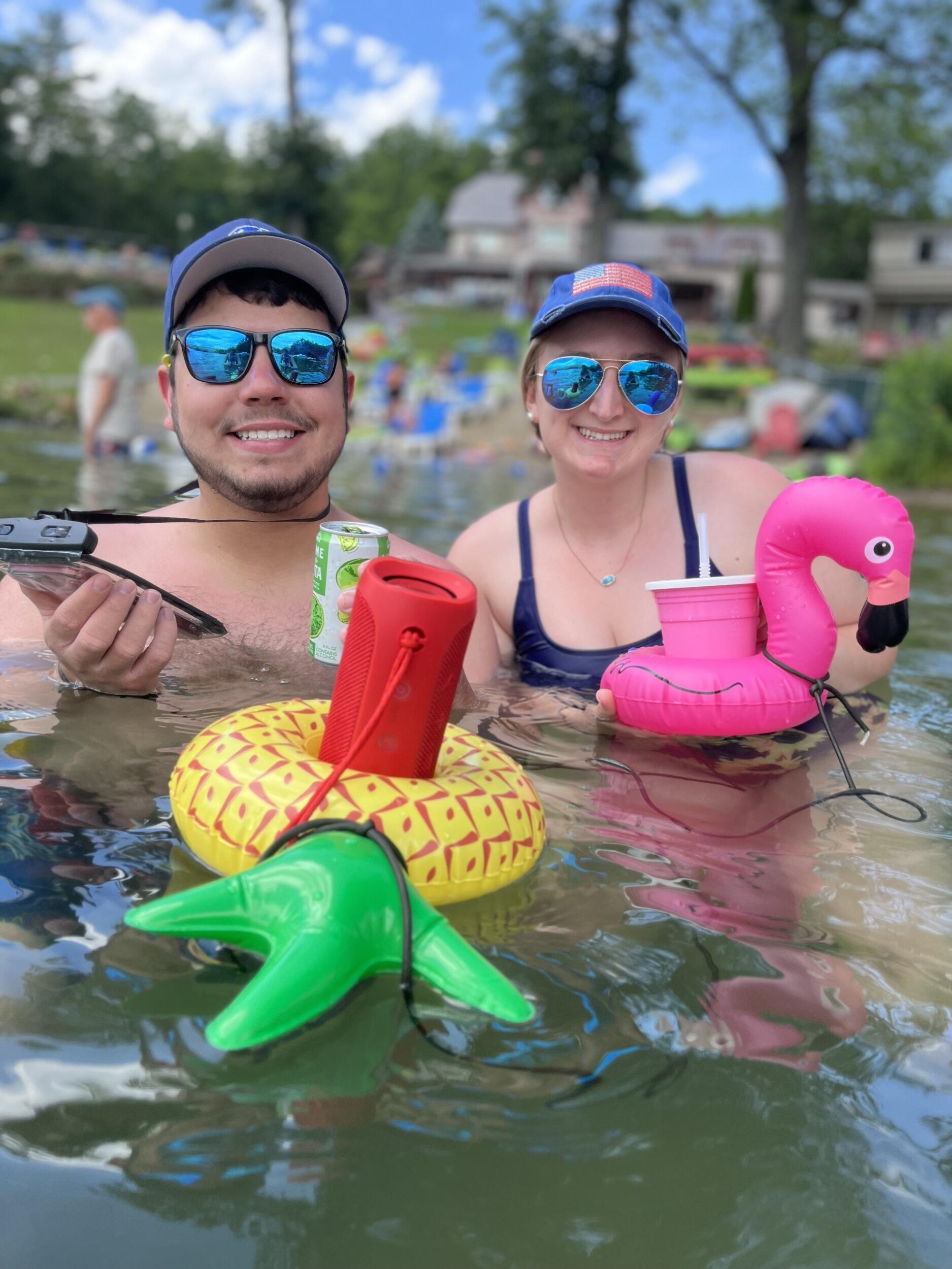 Megan's first Lake George vacation with Evan and his family!