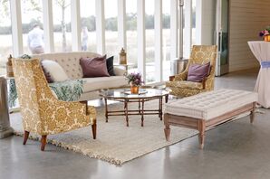 Bohemian Lounge Area with Batik Patterned Chairs