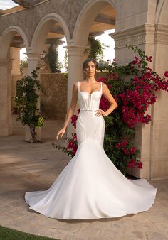 KITTYCHEN PIPER, H2542 Fit-and-Flare Wedding Dress