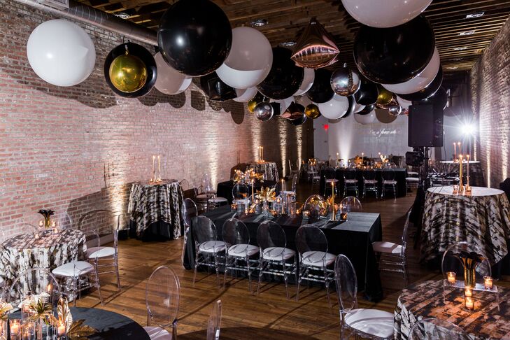 Modern Hip-Hop-Themed Reception at SLATE STUDIO in Pittsburgh, Pennsylvania