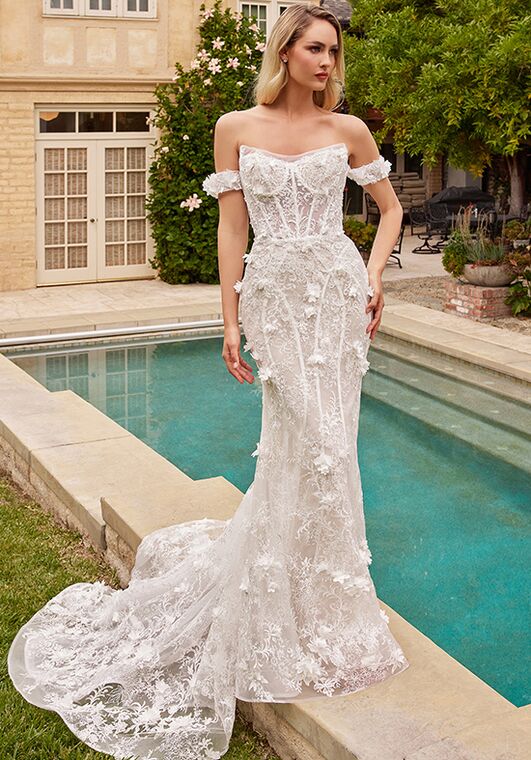 Ladivine CD861W Mermaid and Trumpet Wedding Dress - 4