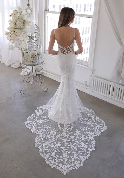 Blue by Enzoani Oliviana Mermaid Wedding Dress - 2
