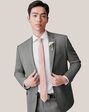 Birdy Grey Suits Taylor Suit Jacket in Gray Grey Tuxedo - thumbnail - 1