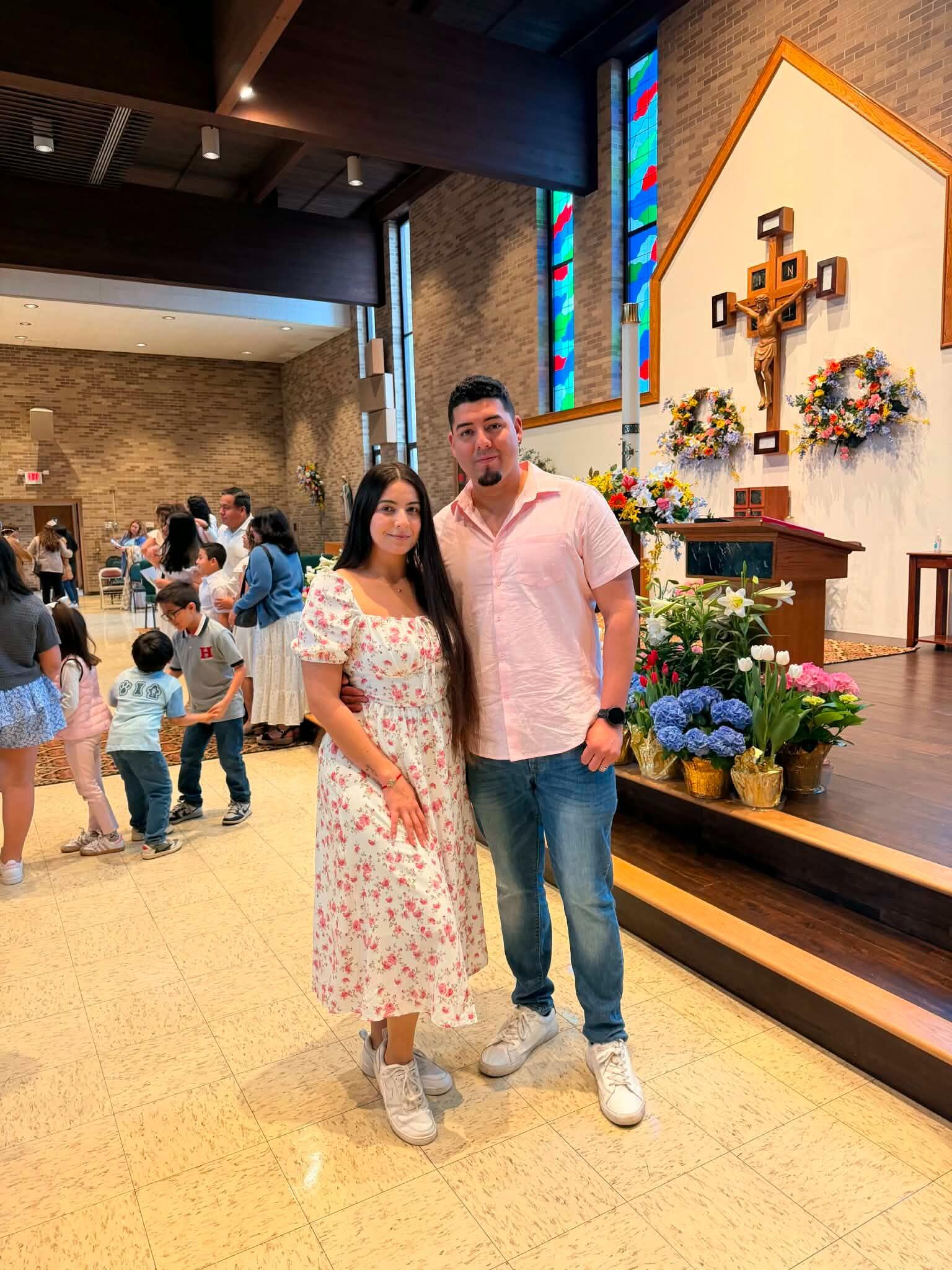 I can’t wait to marry you in the church, before God, and begin this beautiful chapter of our lives together.

No puedo esperar para casarme contigo en la iglesia, ante Dios, y comenzar juntos este hermoso capítulo.