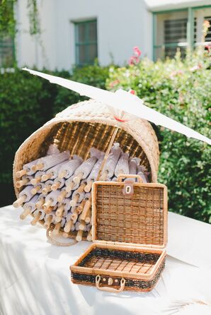 Parasols for Outdoor Ceremony