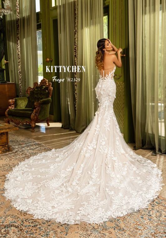 KITTYCHEN FREYA, H2329 Fit-and-Flare Wedding Dress - 2