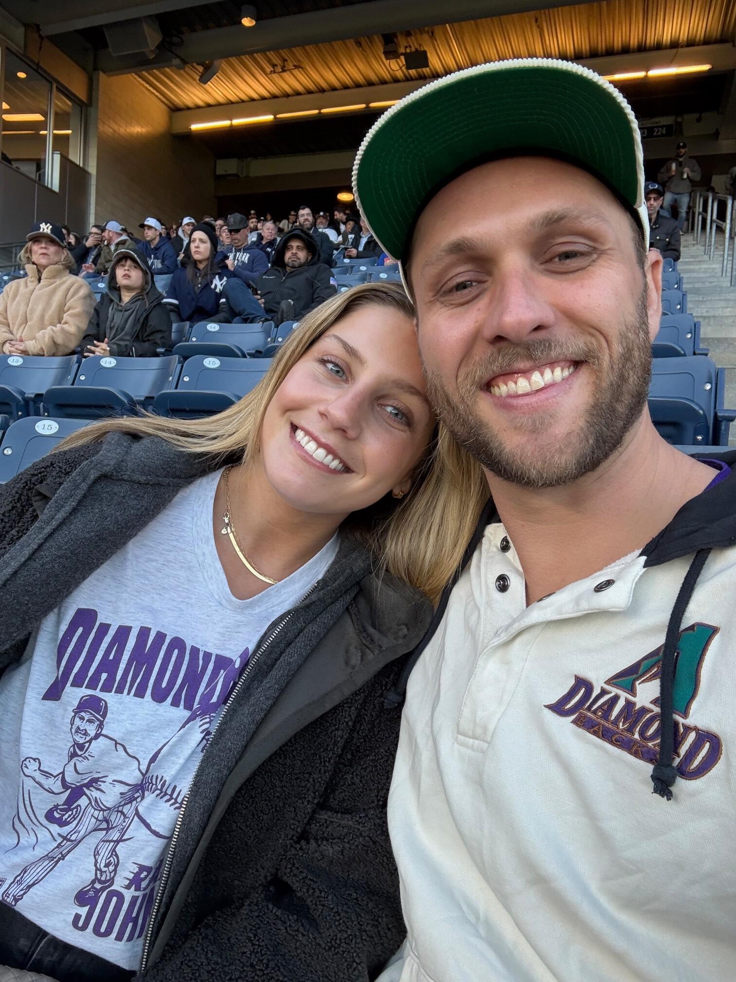 First & last baseball game together...