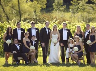 Meghan and Brandon celebrated their wedding day with family and friends in an elegant tented event with quirky touches at Owera Vineyards in Cazenovia