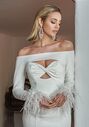 Jasmine Couture KATHERINE T242052 Fit-and-Flare Wedding Dress - thumbnail - 3