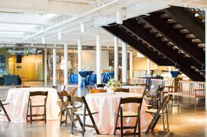 Mixed Round and Cocktail Tables at South Carolina State Museum Reception