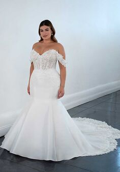 Martina Liana 1679 plus Fit-and-Flare Wedding Dress