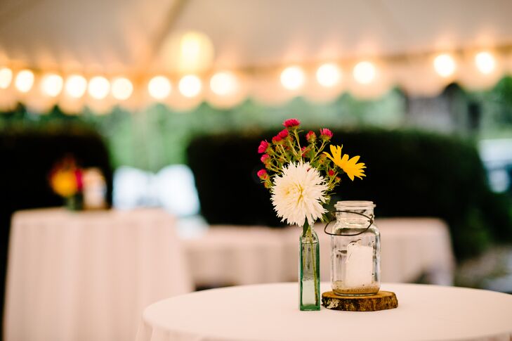 Fresh-Picked Wildflower Centerpieces