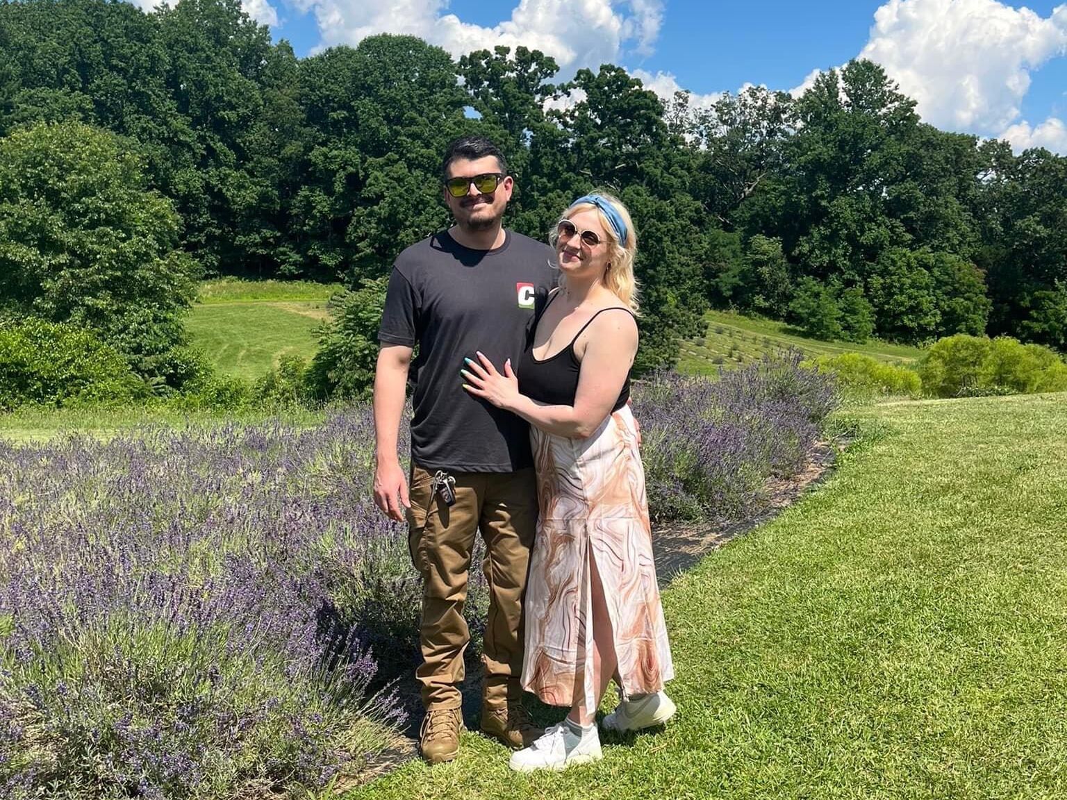 Picture of Love in bloom in the Lavender fields 
