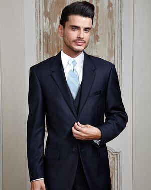 BLACKTIE MADISON Midnight Navy Wedding Suit Blue Tuxedo