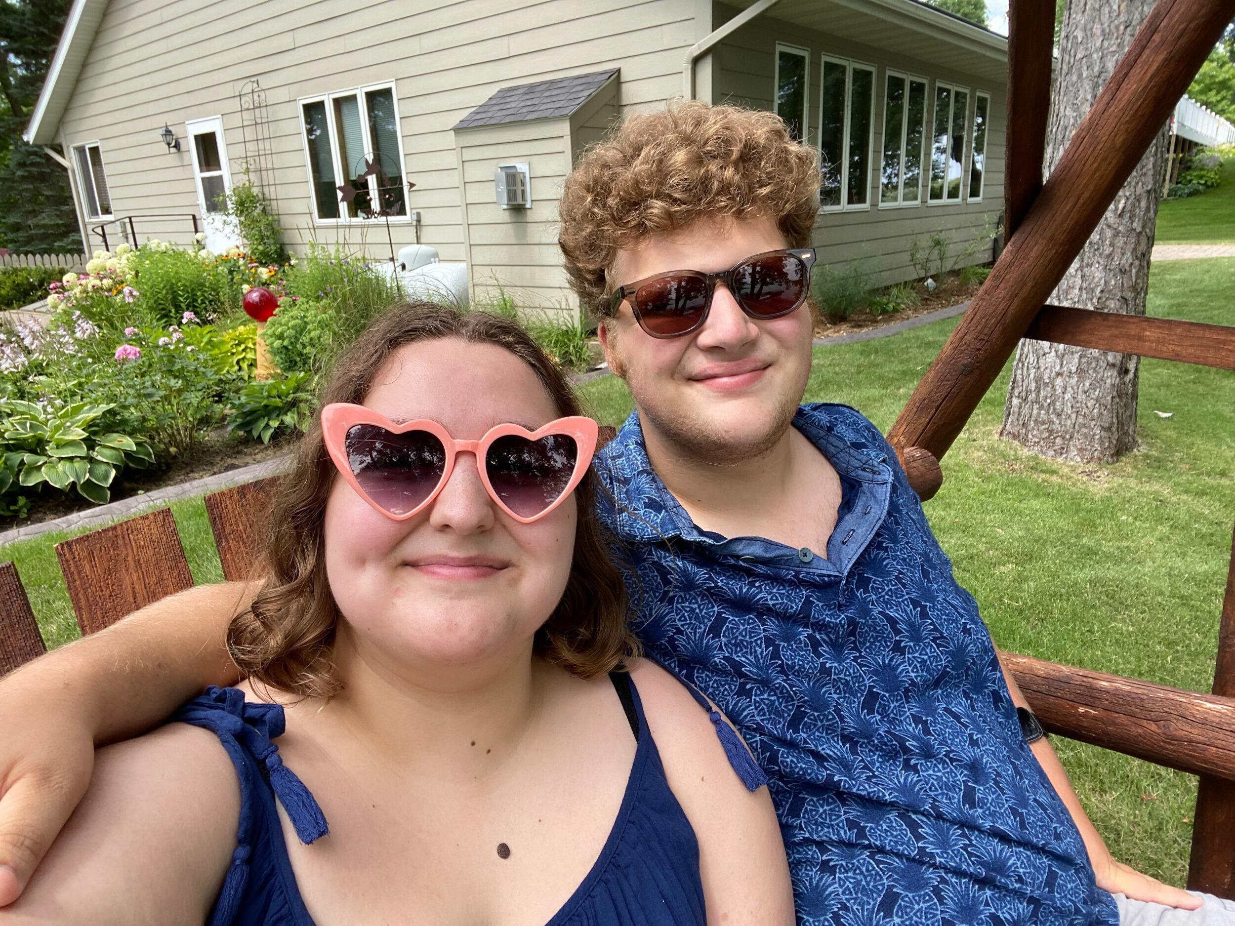 While Cam lived in Moorhead, Kayla moved back home to Fosston, MN for the summer. She traveled to Moorhead every weekend to visit him until moving back to Moorhead when the school year started. 