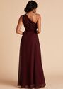 Birdy Grey Kira Dress in Cabernet One Shoulder Bridesmaid Dress - thumbnail - 3
