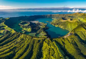 View of Azores in Portugal.