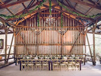 Luxe, rustic reception venue