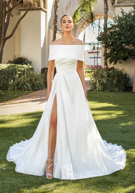 Jasmine Couture Eva A-Line Wedding Dress - 3