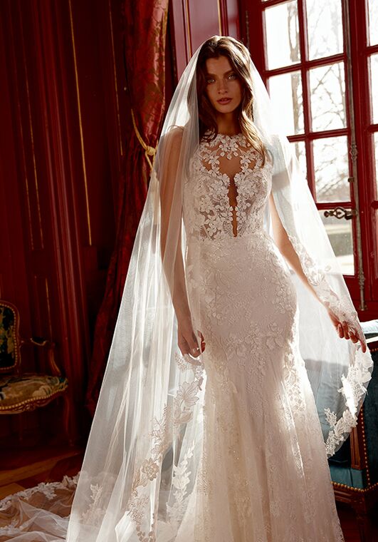 Justin Alexander Jada Fit-and-Flare Wedding Dress - 5