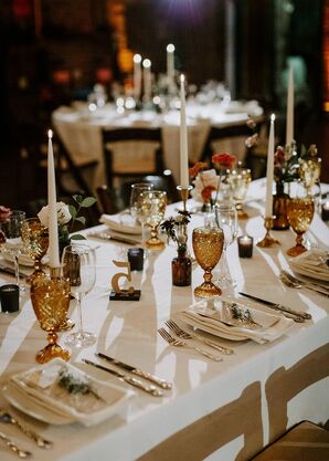 Tablescape at the Charles River Museum of Industry and Innovation in Waltham, Massachusetts