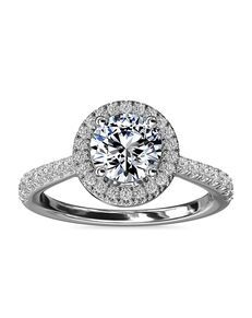 Blue Nile Round Cut Engagement Ring