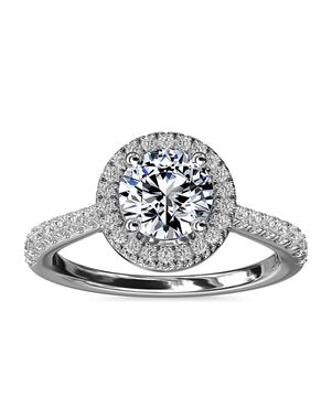 Blue Nile Round Cut Engagement Ring