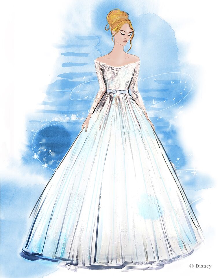 princess cinderella wedding dress