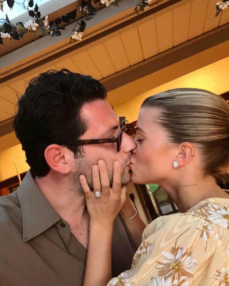 Sofia Richie and Elliot Grainge engagement photo