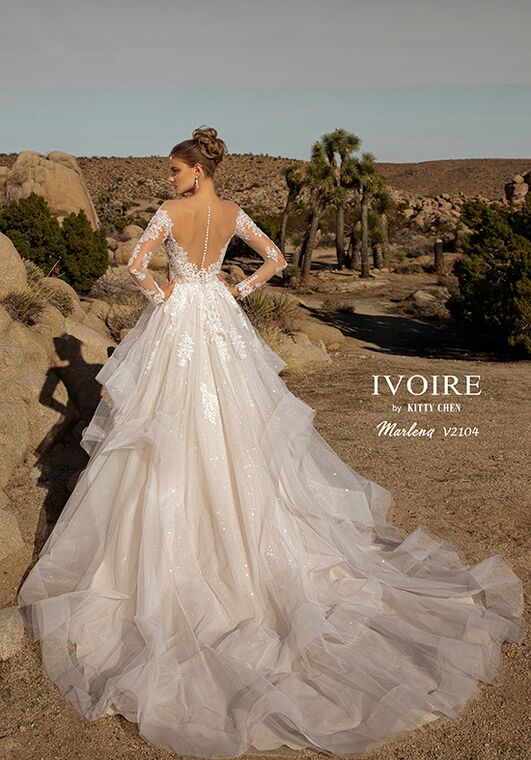 IVOIRE by KITTY CHEN MARLENA,V2104 Ball Gown Wedding Dress - 2