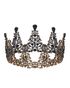 AW Bridal AW BRIDAL Baroque Crowns for Women Queen Crown Gothic Tiara Crystal Crown for Women Princess Tiara for Girls Vintage Tiara for Wedding Crown for Brides (Black) Black Tiara - thumbnail - 5