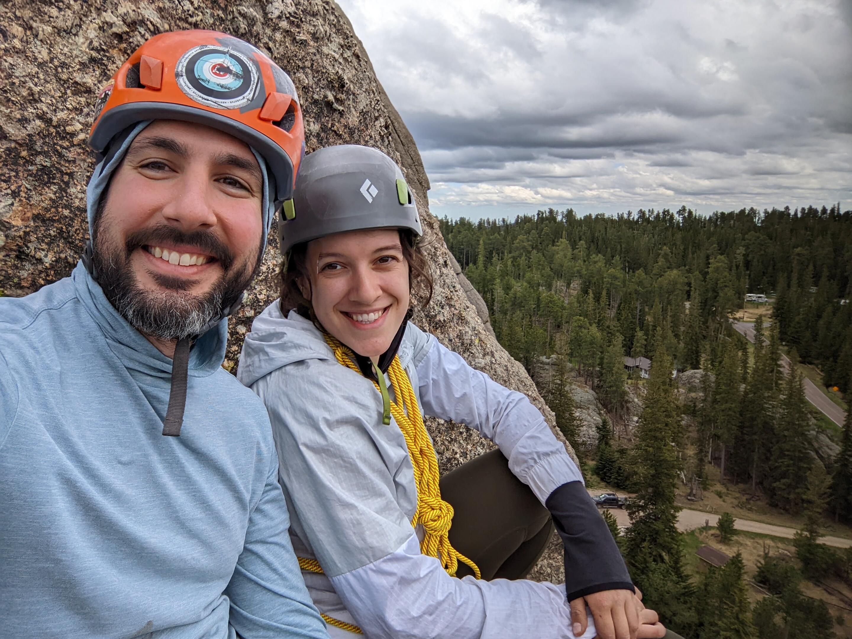 Our first climbing trip together