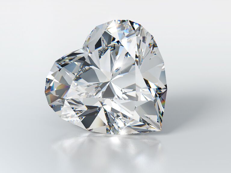 Heart-cut diamond shape
