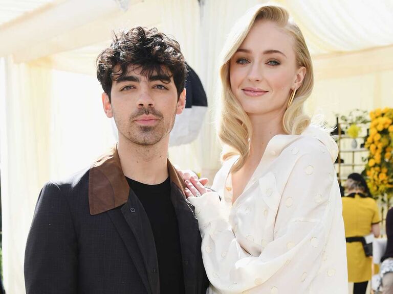 Sophie Turner's Louis Vuitton's wedding dress at Joe Jonas wedding