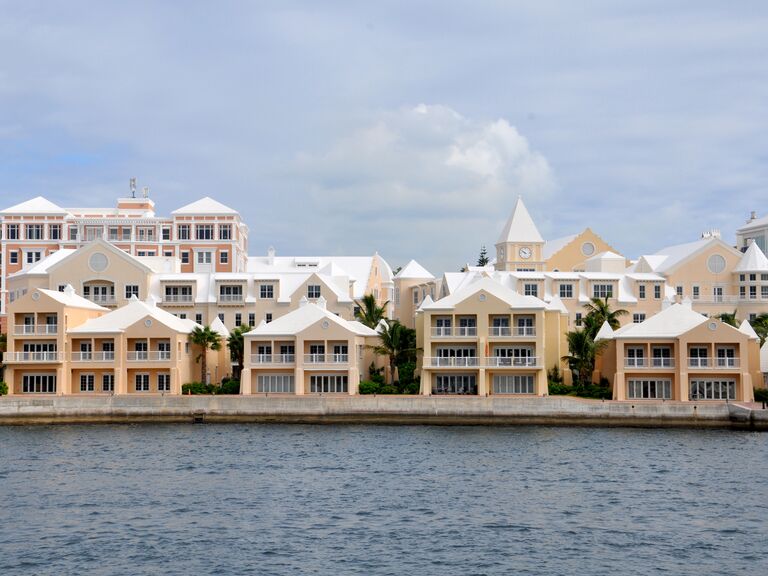 Downtown Hamilton in Bermuda
