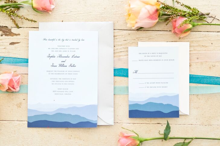 Blue Ridge Mountain Wedding Invitations