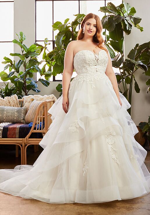 Beloved by Casablanca Bridal BL323 Everlee Ball Gown Wedding Dress - 4