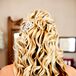 Glamorous Bridal Hairstyle with Jeweled Hair Piece