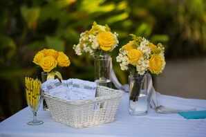 Whimsical Notecards from Guests to Bride and Groom