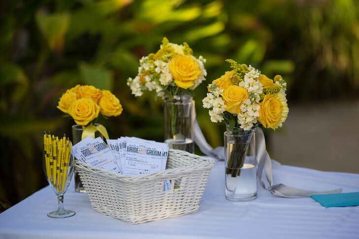 Whimsical Notecards from Guests to Bride and Groom