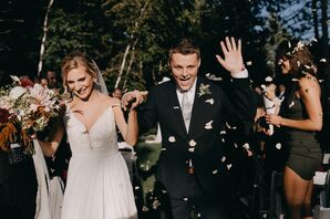 Romantic Recessional Petal Toss