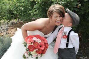 Bride with Ring Bearer before Processional