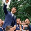 The Atrium of the Cleveland Museum of Art Was the Centerpiece of This Pink Ohio Wedding