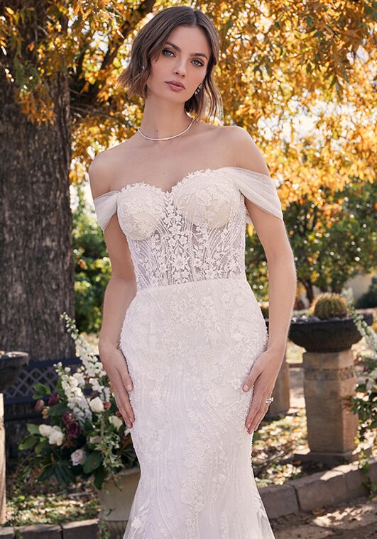 Casablanca Bridal Style 2532 Everest Fit-and-Flare Wedding Dress - 2